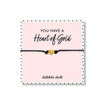 Load image into Gallery viewer, Heart Bracelet, You Have a Heart of Gold
