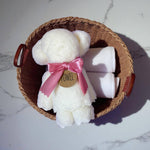 Load image into Gallery viewer, Bear Bath Towel in White
