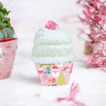 Load image into Gallery viewer, Christmas Cozy Cupcake Socks with Scrunchie
