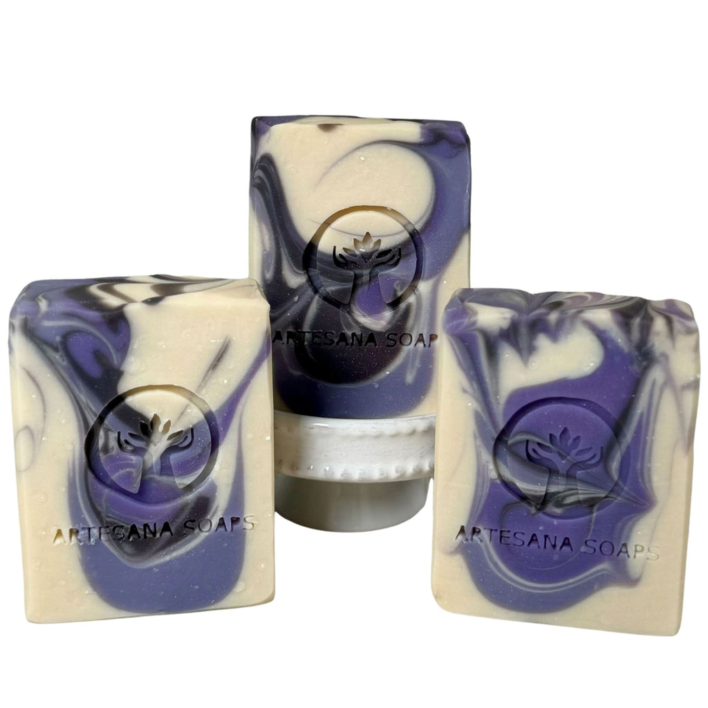Bramble Berry handmade cold process soap bar by Artesana Soaps.