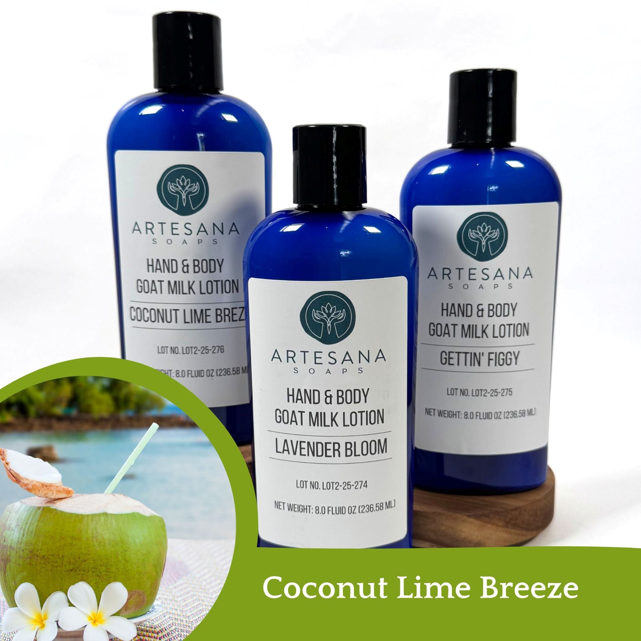 Coconut Lime Breeze Hand & Body Goat Milk Lotion
