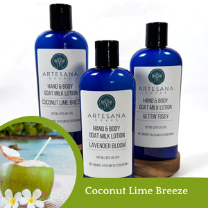Coconut Lime Breeze Hand & Body Goat Milk Lotion
