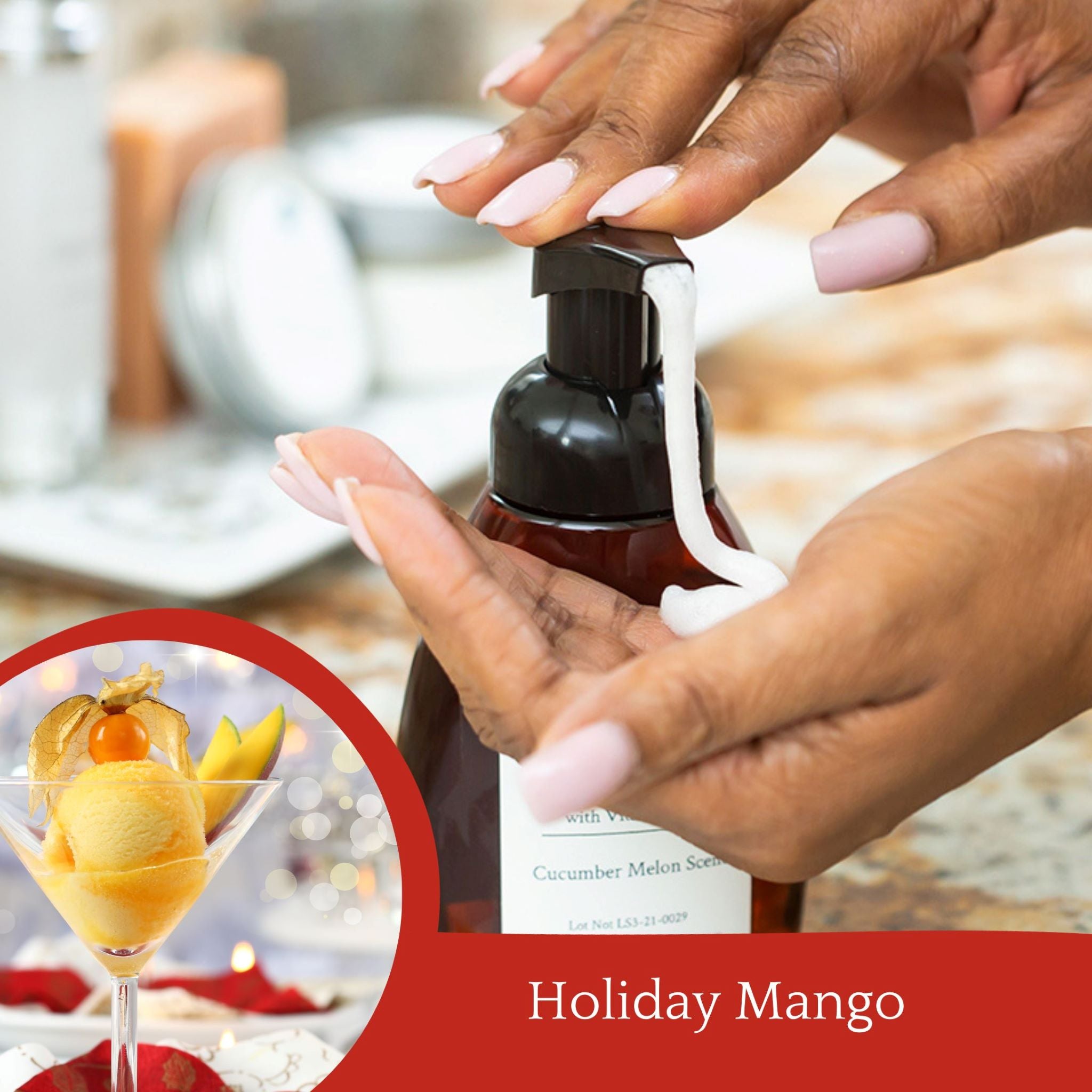 Holiday Mango Sorbet Foaming Hand Soap