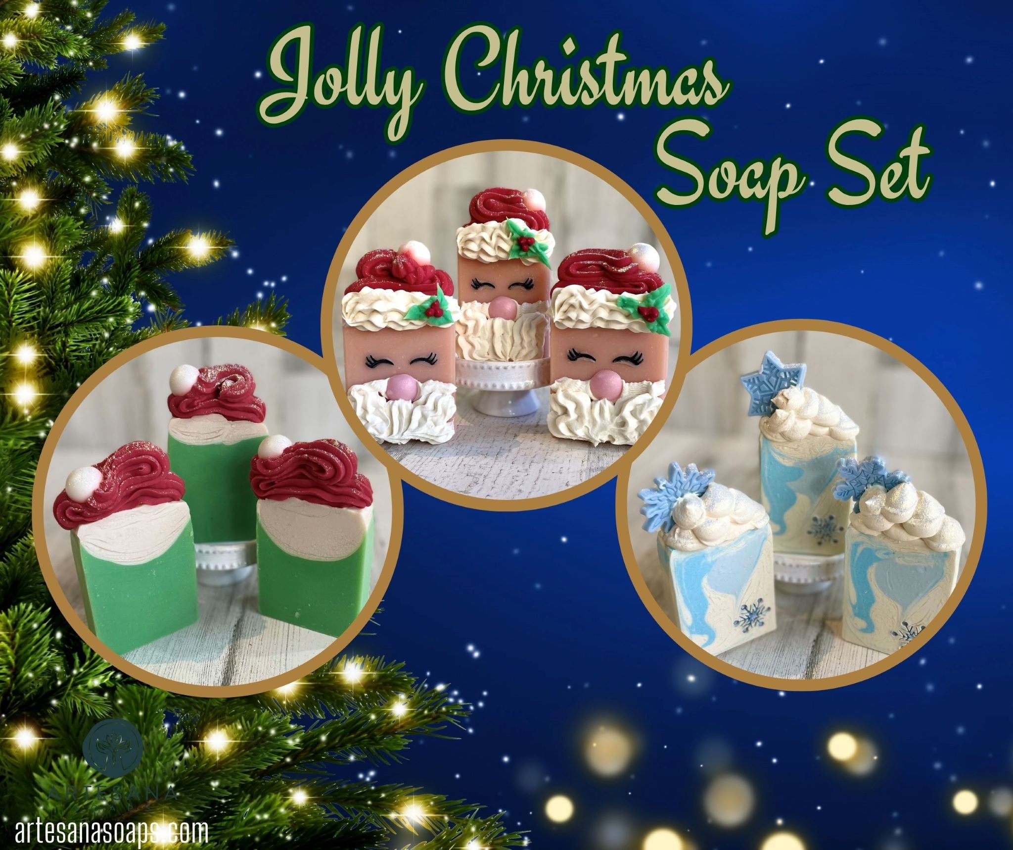 Jolly Christmas Soap Collection