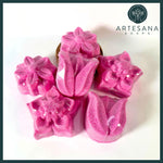 Load image into Gallery viewer, Flower Bath Bombs-Strawberry Kiss Scent
