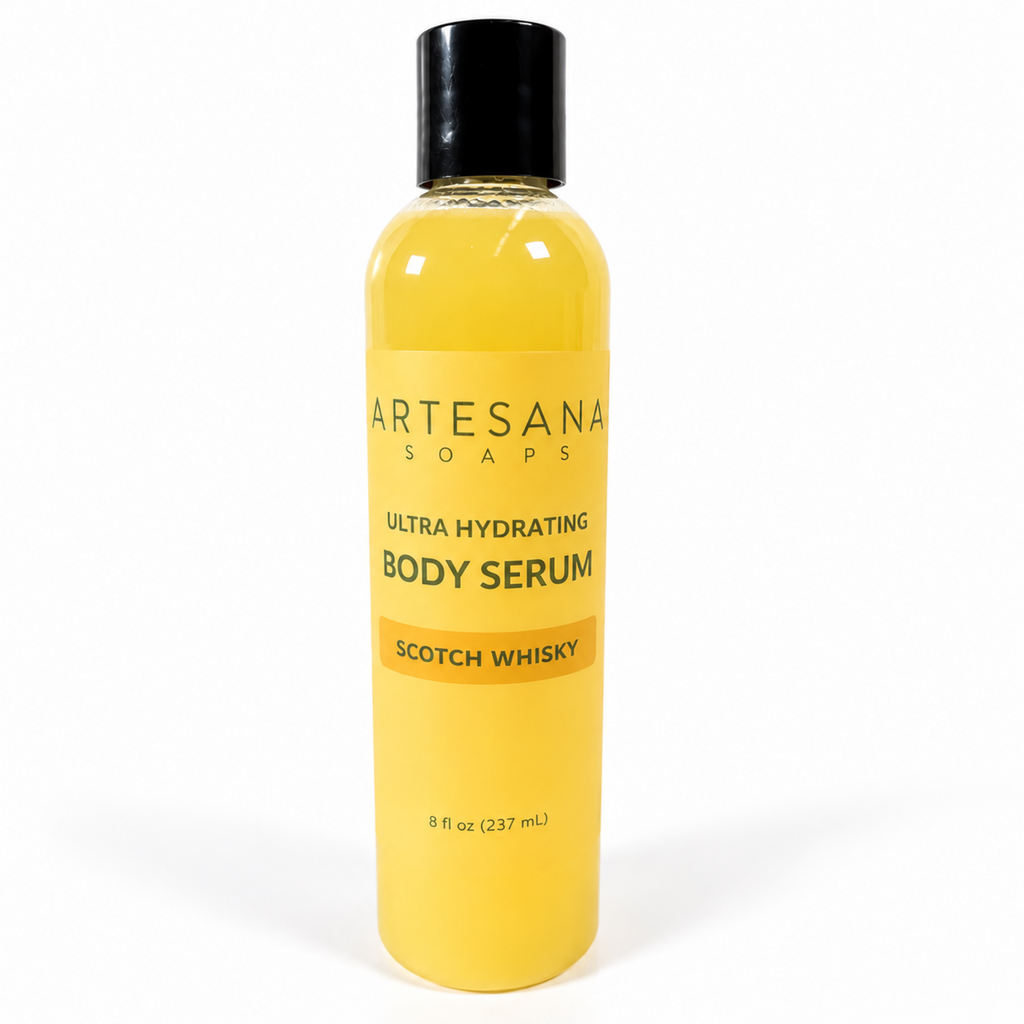 Scotch Whisky Ultra Hydrating Body Serum by Artesana Soaps