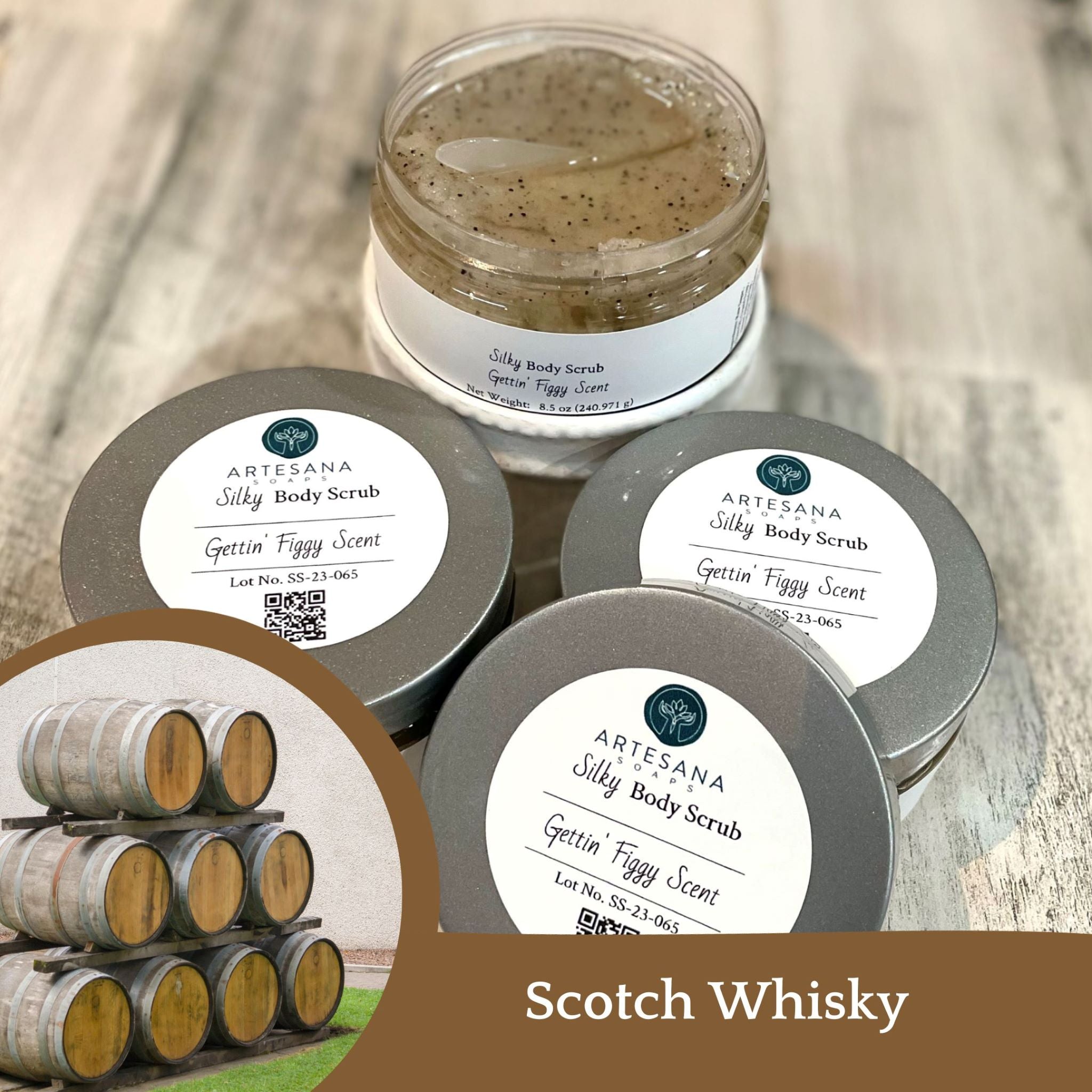 Silky Body Scrub - Scotch Whisky Scent