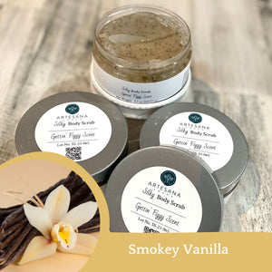 Silky Body Scrub - Smokey Vanilla Scent