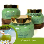 Load image into Gallery viewer, Silky Body Scrub - Coconut Lime Scent
