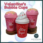 Load image into Gallery viewer, Valentine&#39;s - Bubble Bath Cups - Dreamcatcher Scent
