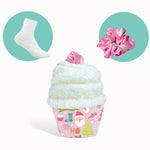 Load image into Gallery viewer, Christmas Cozy Cupcake Socks with Scrunchie
