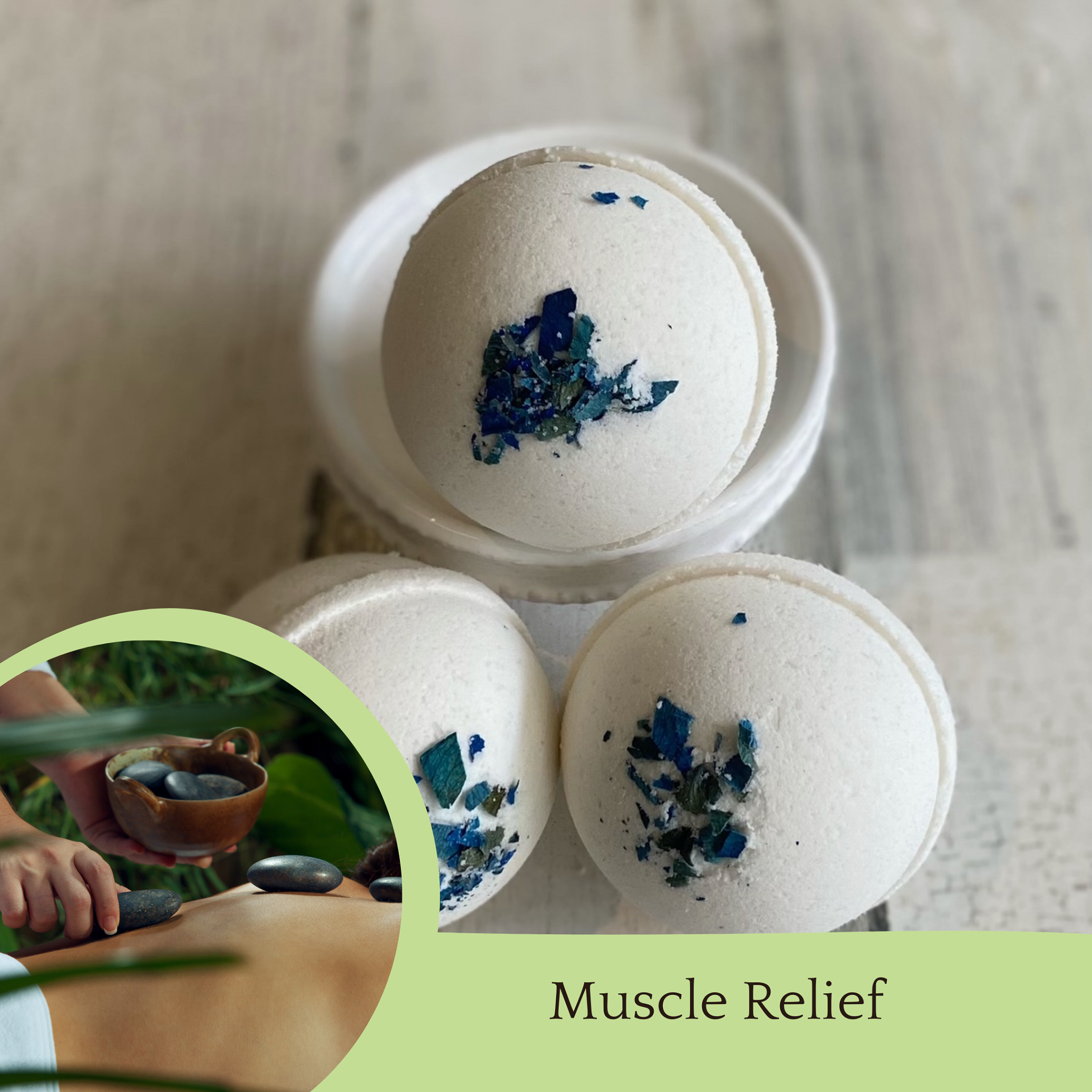 Muscle Relief Spa Bath Bombs
